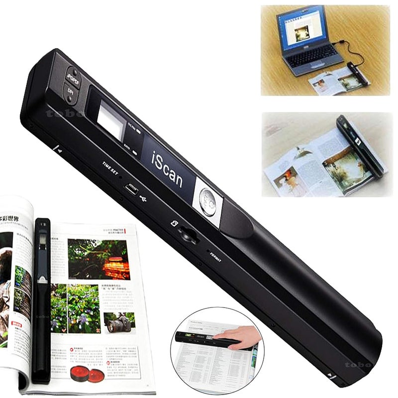 Tobo Portable Scanner 900DPI Iscan Handheld A4 Document Scanner JPG and PDF Formate - TD-583IM04 - Image 2