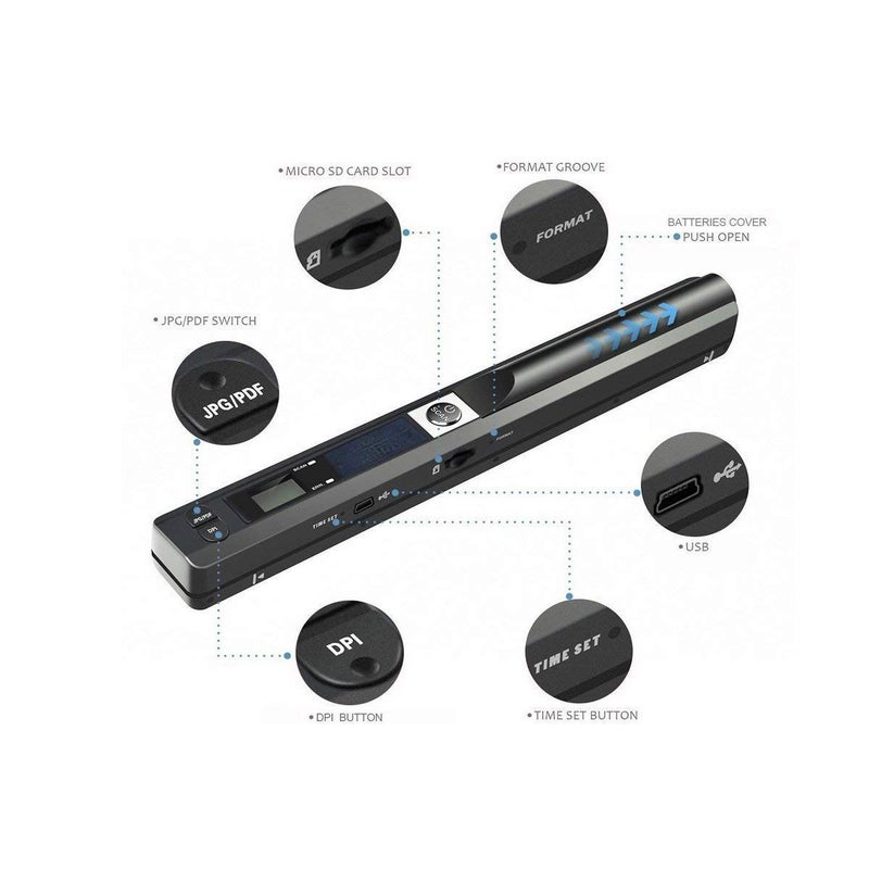 Tobo Portable Scanner 900DPI Iscan Handheld A4 Document Scanner JPG and PDF Formate - TD-583IM04 - Image 5