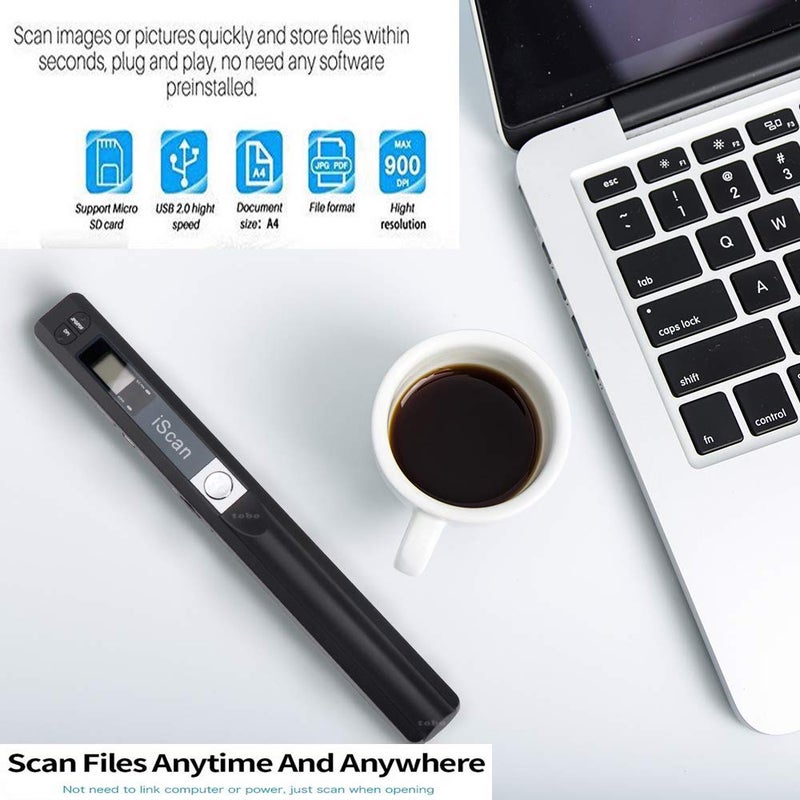 Tobo Portable Scanner 900DPI Iscan Handheld A4 Document Scanner JPG and PDF Formate - TD-583IM04 - Image 4
