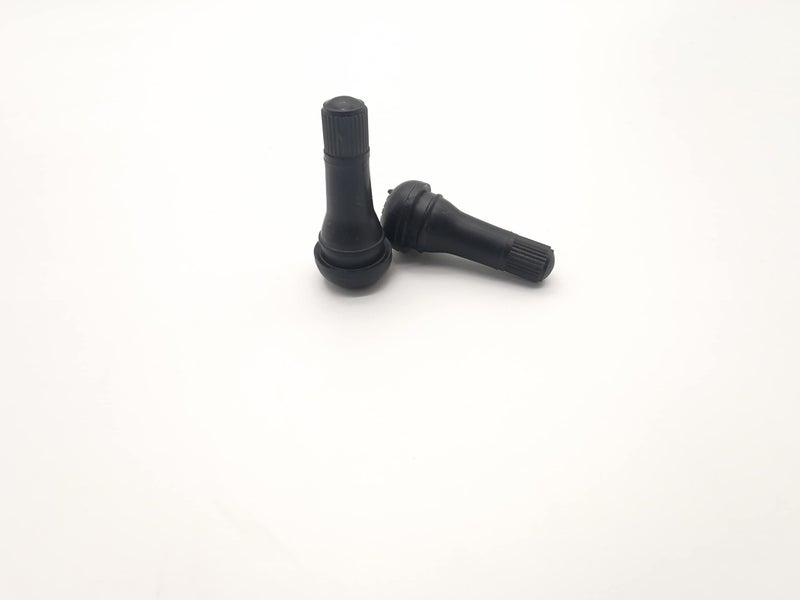 TAKPART 100pcs Snap-In Rubber Tire Valve Stems Black TR413 for Tubeless 0.453 inches - Image 2