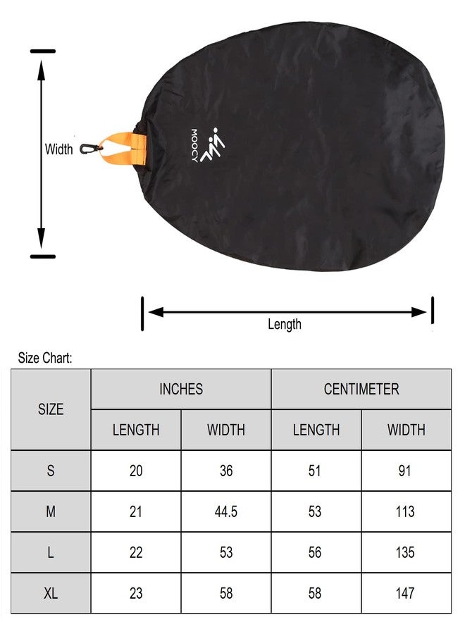 MOOCY Kayak Cockpit Cover, Universal Waterproof Cover for Transport, Outdoor Storage Keep Hatch Hole Seat Clean - Image 2