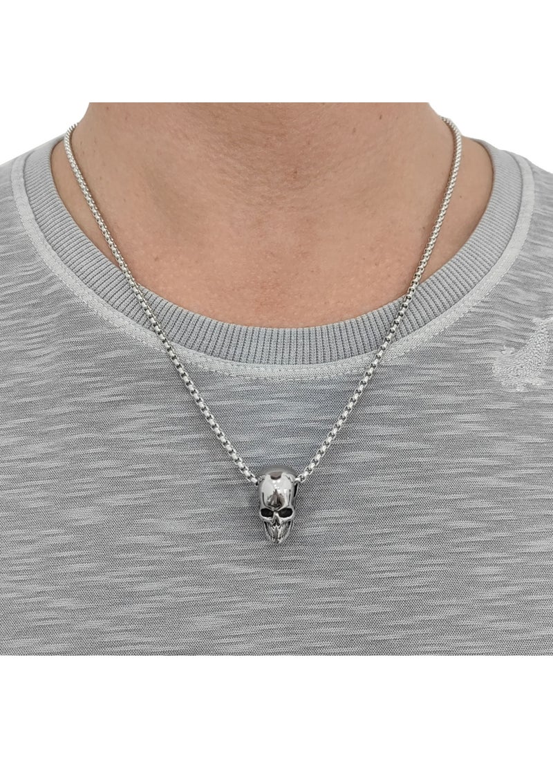 Gray Skull Steel Men's Necklace ER36BY - pzsku/ZC66AC4D06F9E6555BEC3Z/45/_/1725791940/12d8e059-d5f2-4763-a175-c799fa3fb6ed