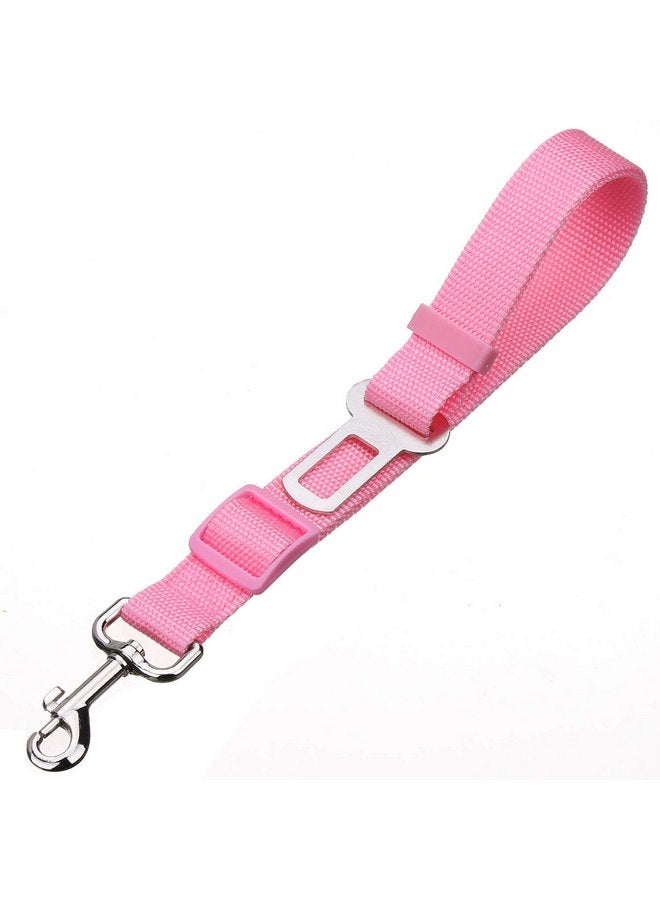 Elisel Elisel 2 Packs Adjustable Length Pet Dog Cat car seat Belt Pet seat Belt Pet Accessories for Dogs Cats and Pets (Black Pink) - Image 4