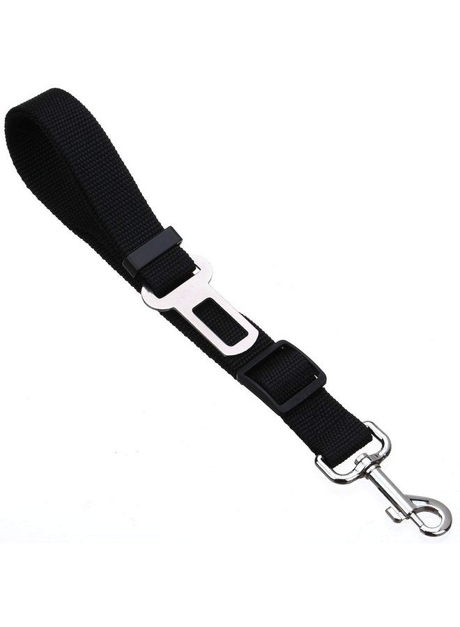 Elisel Elisel 2 Packs Adjustable Length Pet Dog Cat car seat Belt Pet seat Belt Pet Accessories for Dogs Cats and Pets (Black Pink) - Image 5
