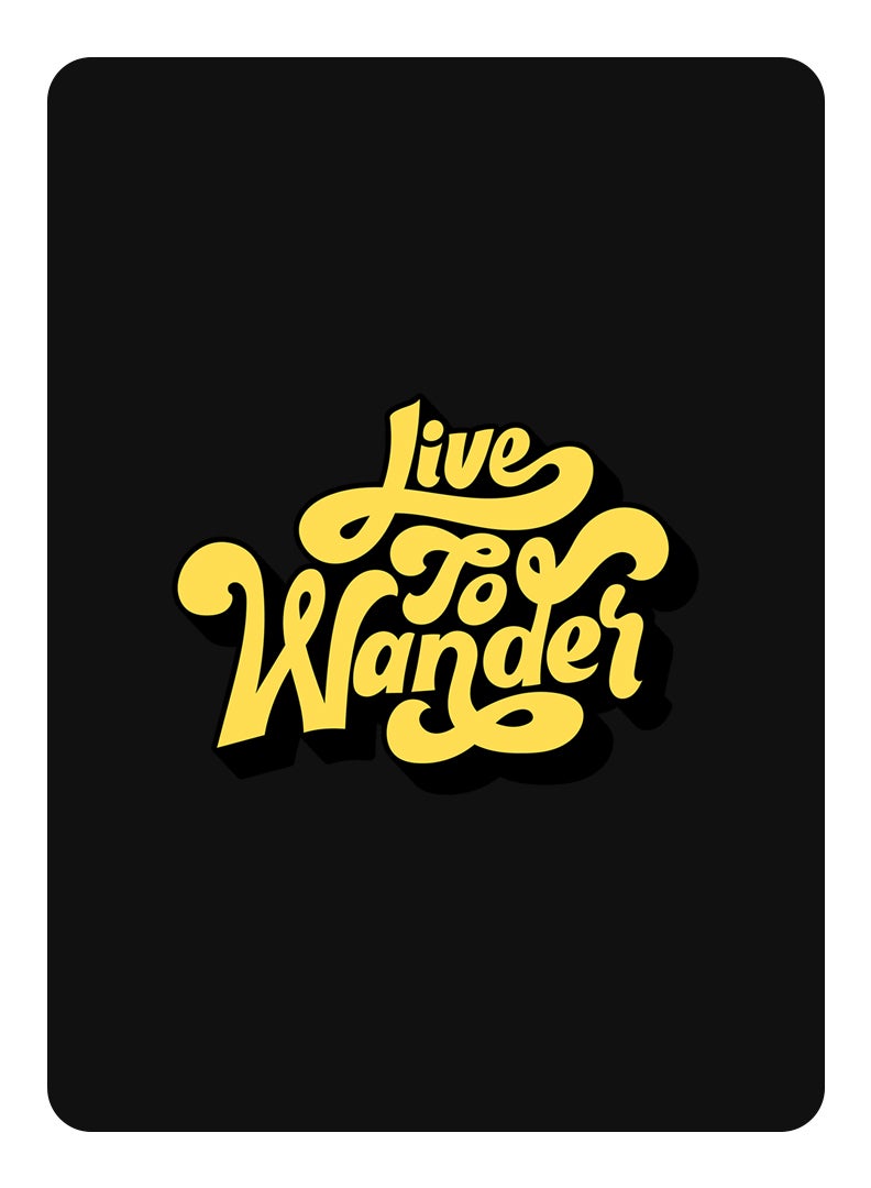 Theodor Protective Flip Case For Samsung Galaxy Tab S6 With Trifold Stand Auto Wake Sleep Shockproof Cover Live to wander-01 - Image 1