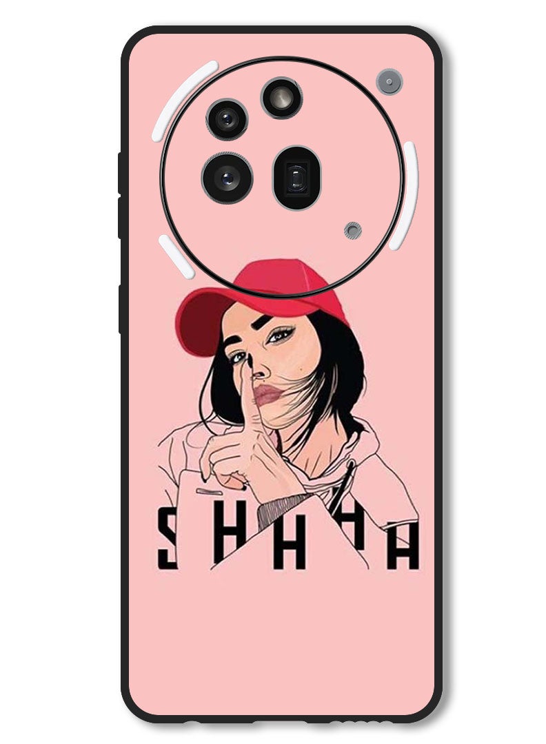 Theodor Case Compatible with Nothing Phone 3a Pro Protection Shockproof Bumper Cover shhh - Image 1