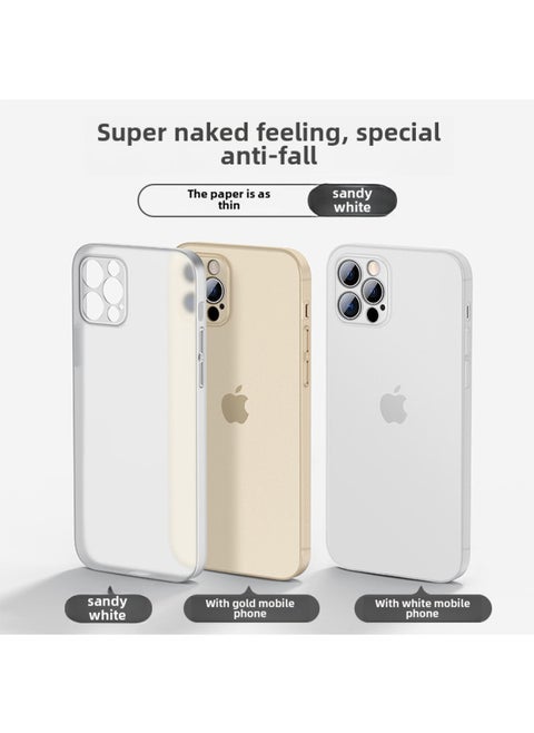 For IPhone15 Ultra-thin Frosted Phone Case Apple 16promax Advanced 14 Sense Protective Case 13 Simple-Color:Ultra-thin Frosted Soft Shell ]-Applicable Model:iPhone13