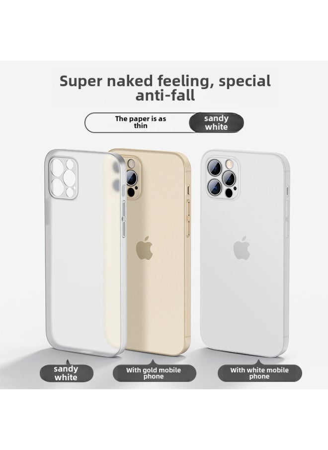 For IPhone15 Ultra-thin Frosted Phone Case Apple 16promax Advanced 14 Sense Protective Case 13 Simple-Color:Ultra-thin Frosted Soft Shell ]-Applicable Model:iPhone13