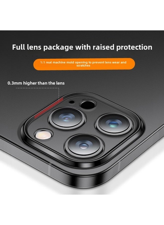 For IPhone15 Ultra-thin Frosted Phone Case Apple 16promax Advanced 14 Sense Protective Case 13 Simple-Color:Ultra-thin Frosted Soft Shell ]-Applicable Model:iPhone13