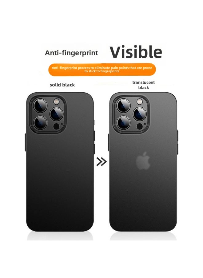 For IPhone15 Ultra-thin Frosted Phone Case Apple 16promax Advanced 14 Sense Protective Case 13 Simple-Color:Ultra-thin Frosted Soft Shell ]-Applicable Model:iPhone13