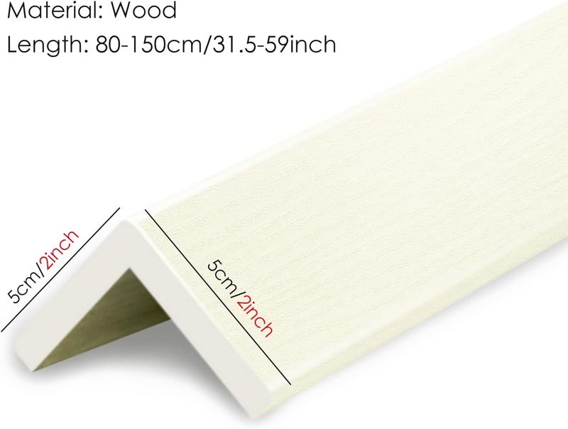 Corner Guards for Walls,Wooden Wall to, Self Adhesive Strips/Corner Shield Edge Trim, for Garage Home Office - Image 2