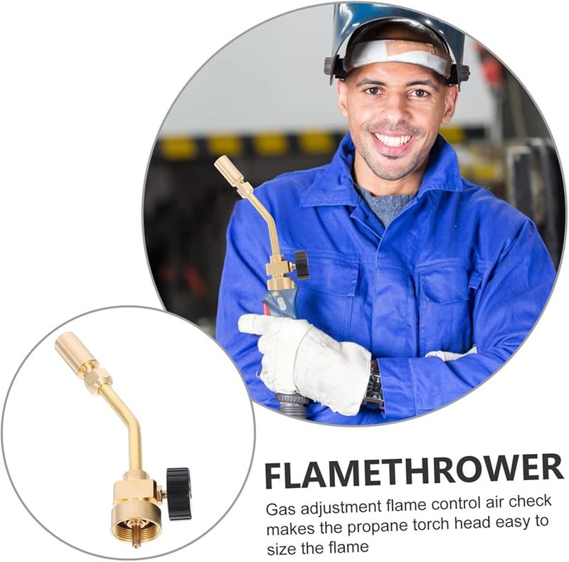 Professional Brass Torch Head for Propane Gas Welding Plumbing AC Auto Repair - Image 4
