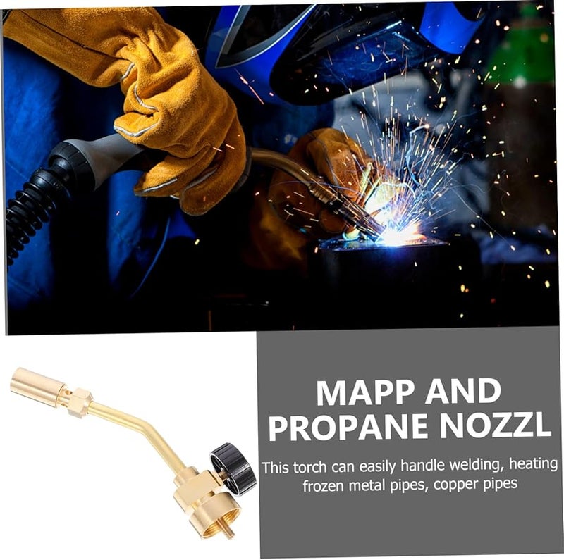 Professional Brass Torch Head for Propane Gas Welding Plumbing AC Auto Repair - Image 3