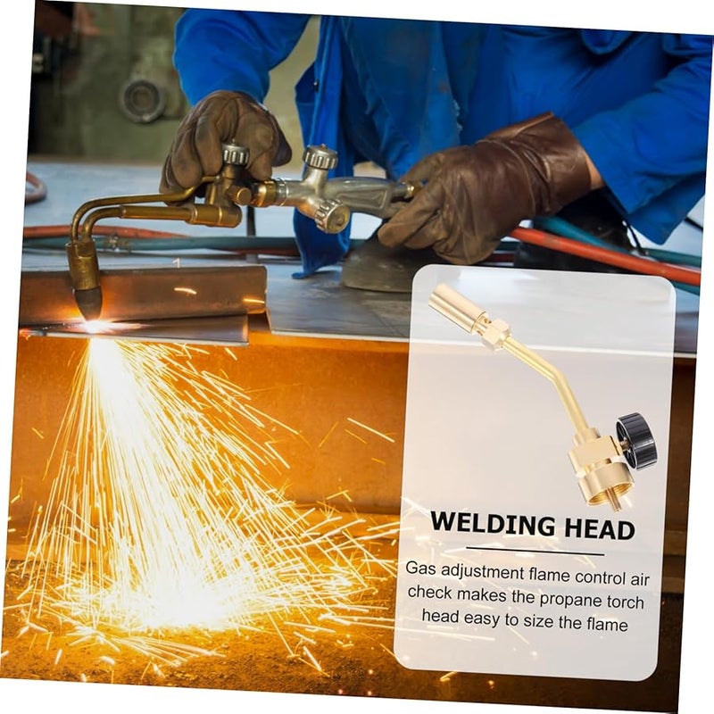 Professional Brass Torch Head for Propane Gas Welding Plumbing AC Auto Repair - Image 5