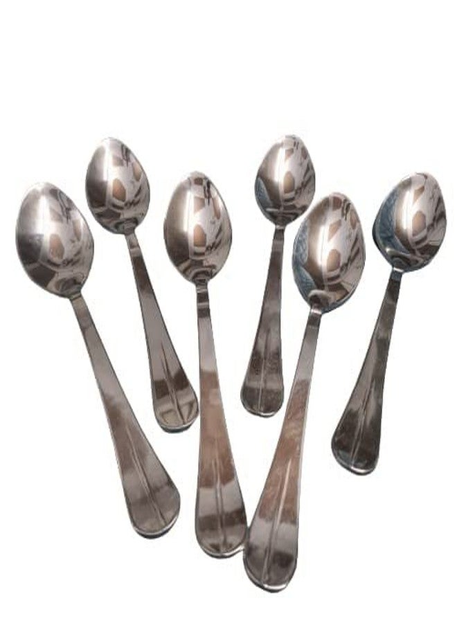 Bamby Heavy Stainless Steel Cutlery Set or Dinnerware 6-Forkk 6-Spoon 12 Piece - Image 2