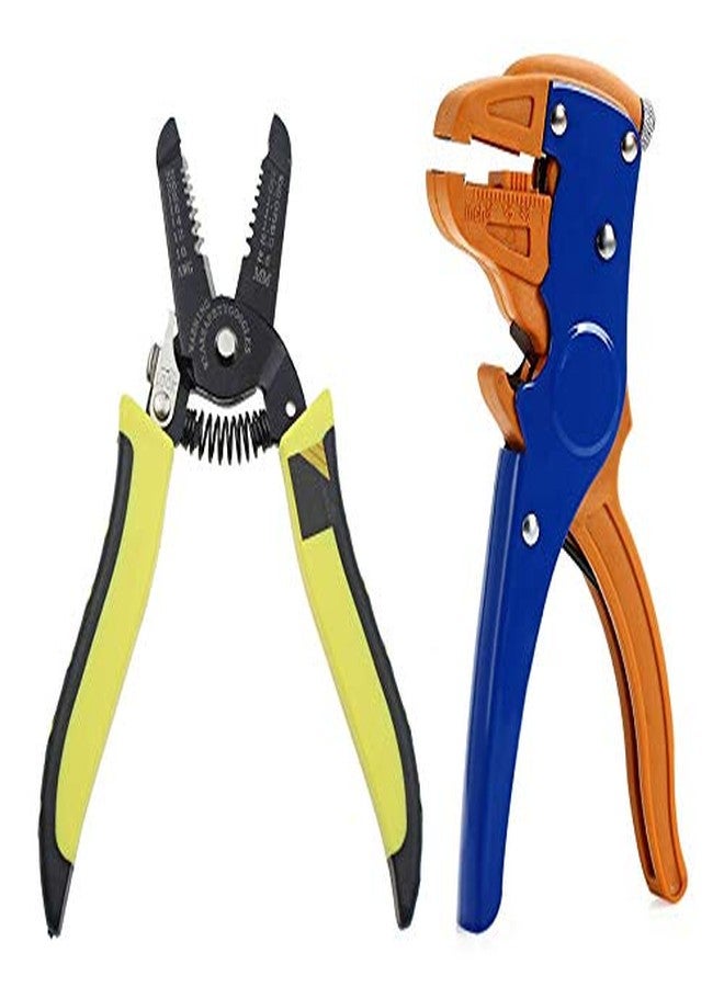 Digital Craft Automatic Wire Strippers Stripping Diameter Can Be Adjusted Automatically for Different Wire Cross Sections 0.25-6.0mm2 with 7inch Multi Pliers Wire Stripper Electrician Crimping Nipper - Image 1
