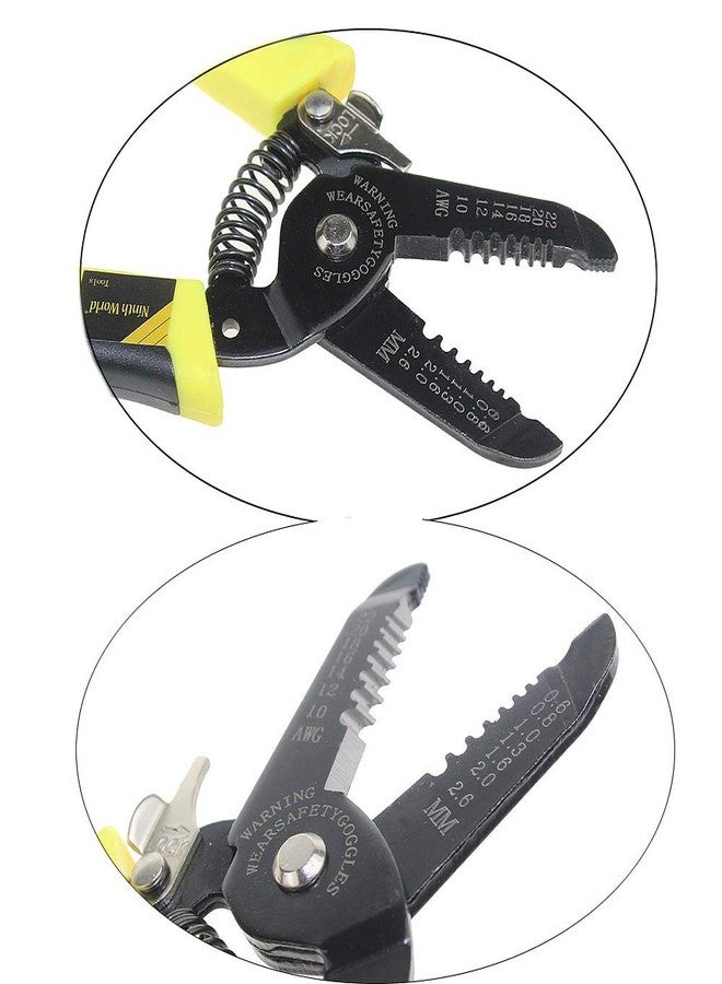 Digital Craft Automatic Wire Strippers Stripping Diameter Can Be Adjusted Automatically for Different Wire Cross Sections 0.25-6.0mm2 with 7inch Multi Pliers Wire Stripper Electrician Crimping Nipper - Image 3