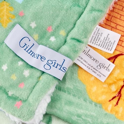 Hallmark Gilmore Girls Stars Hollow Map Throw Blanket, Birthday for Moms, Daughters, Teens, 50" x 60" - Image 5