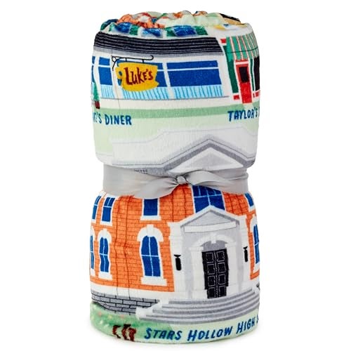 Hallmark Gilmore Girls Stars Hollow Map Throw Blanket, Birthday for Moms, Daughters, Teens, 50" x 60" - Image 3