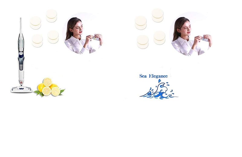 LeFix 16 Pack Steam Mop Scented Discs (2 Scents:Lemon & Sea Elegance) Replacement Compatible with Bissell Powerfresh and Symphony Series, Including 1940, 1440, 1132, 1543 and 1544 Series Models - Image 1