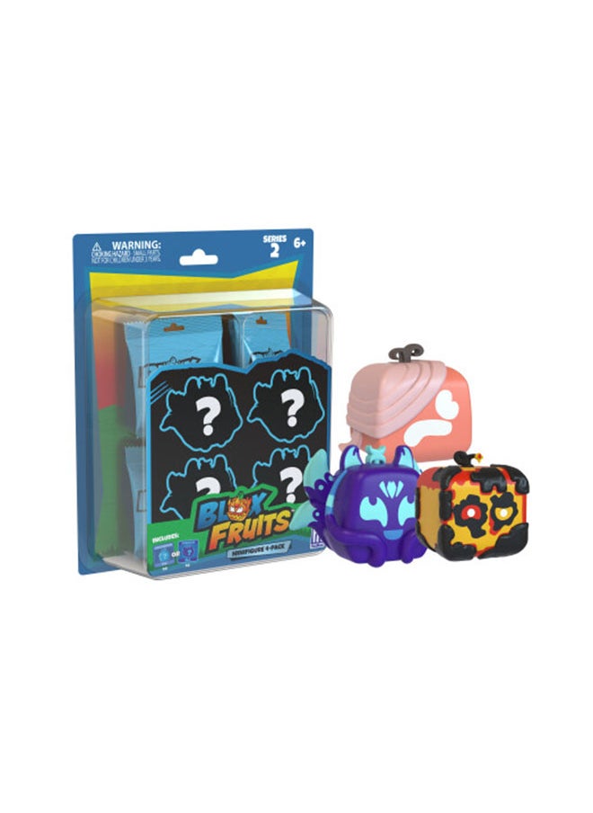 Blox Fruits Mini Figures Series 2, 4-in-1 Pack, Assorted 1 Piece (Style & Color May Vary) | Surprise Figure | Mini Collectible Figures | Perfect for Kids and Collectors.  - Image 1