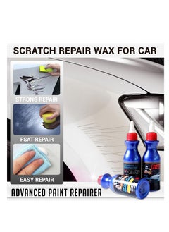 SYOSI Scratch Repair Wax for Car, Car Scratch Remover Kit, Professional Car Paint Scratch Repair Agent, Car Resurfacing Polisher Scratch Repair Paste Vehicle Paint Care, Scratch Repair and Renew (3bottles)  - Image 2