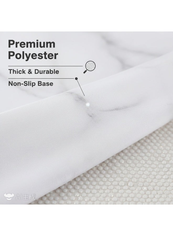 Bluejw 4 قطع ستارة دش مقاومة للماء وغطاء غطاء المرحاض الركيزة البساط عدم الانزلاق حمام حصيرة الحمام اكسسوارات الديكور - Image 5