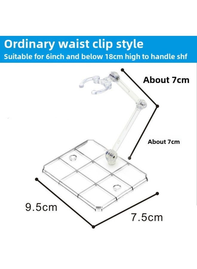 Q Version Of The Animation Hand Stand BB Model Display Stand Base SD 1/144 Gundam Toy Hand Around-Color:Transparent - Image 1