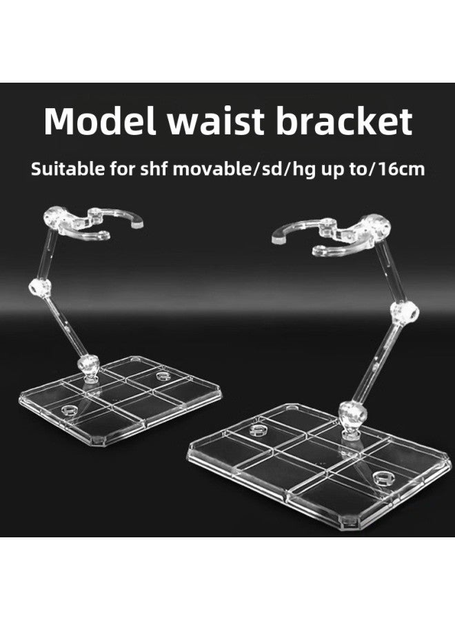 Q Version Of The Animation Hand Stand BB Model Display Stand Base SD 1/144 Gundam Toy Hand Around-Color:Transparent - Image 2