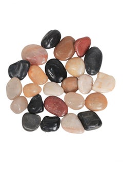 Alrassi Polished Natural Gravel 10 kg – Multicolored for Plant Decoration, Aquarium, Gardens, and Landscaping  - Image 1