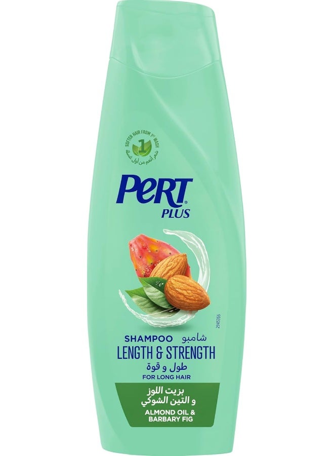 Pert Plus Length & Strength Shampoo with Almond Oil 400ml - Image 1
