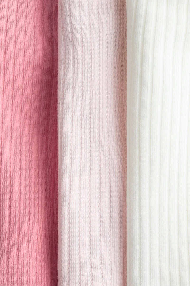 H&M 3-pack ribbed cycling shorts