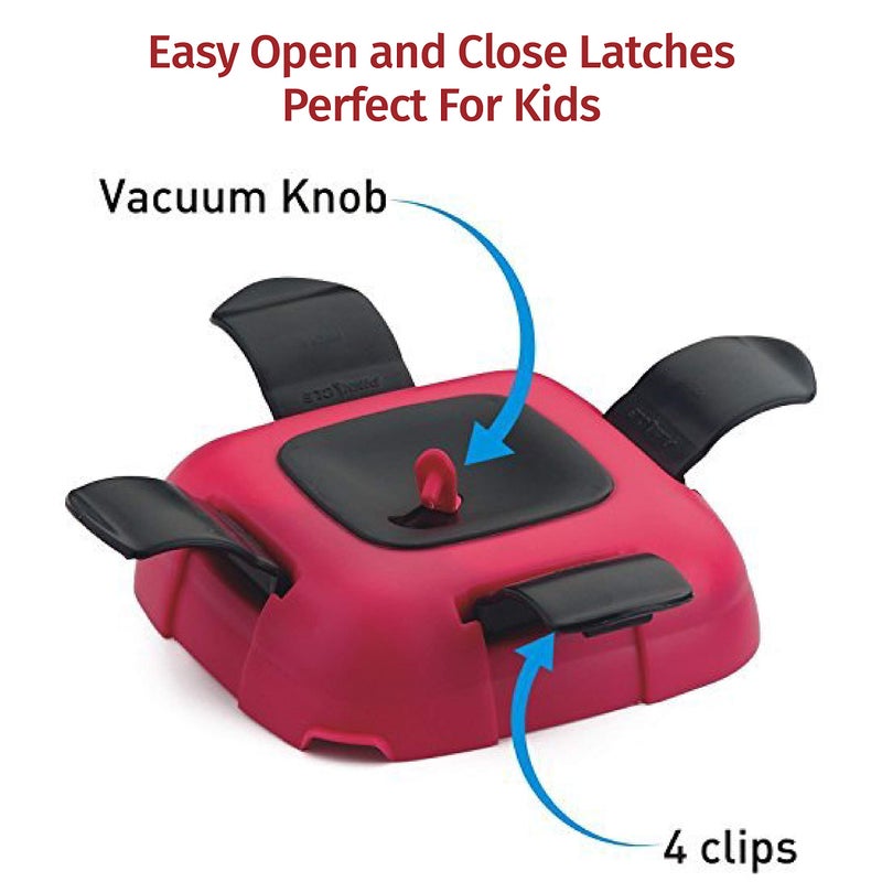 Pinnacle Insulated Leak Proof Lunch Box for Adults and Kids - Thermal Lunch Container With NEW Heat Release Valve, 16 oz (Pink) - Image 2