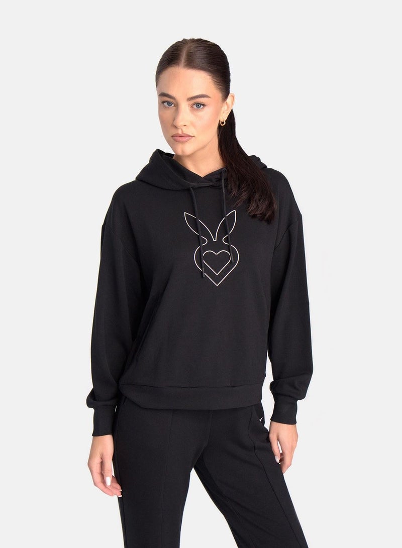 Cardio Bunny هودي كارديو باني بتصميم ناعم مميز - Image 1