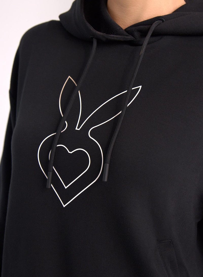 Cardio Bunny هودي كارديو باني بتصميم ناعم مميز - Image 3