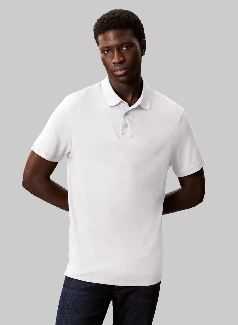 CALVIN KLEIN  Pima Cotton Polo Shirt for Men | Best Price UAE