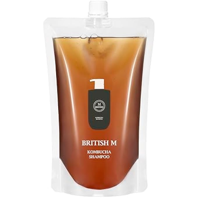 BRITISH M KOMBUCHA SHAMPOO 750ML(25.36FL.OZ) | VEGAN SHAMPOO (REFILL) - Image 1