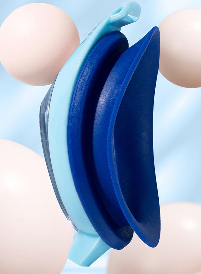 سبيس نظارات سباحة للأطفال مع قبعة سباحة، للأولاد والبنات من سن 3 إلى 14 عامًا، مقاومة للتسرب، ومضادة للأشعة فوق البنفسجية، وقبعات سباحة مقاومة للماء برسومات كرتونية. - Image 2