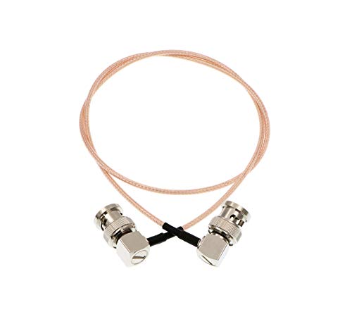 Uonecn RG179 HD-SDI Cable Right Angle BNC Male to Male 75ohm MegaFlex for Blackmagic HyperDeck Shuttle and BMCC BMPC Hyperdeck Cameras 24'' - Image 4