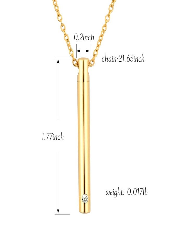 XIUDA Urn Necklace Pendant for Memorial Ashes with Stainless Steel Keepsake Ash Jewelry - Image 2