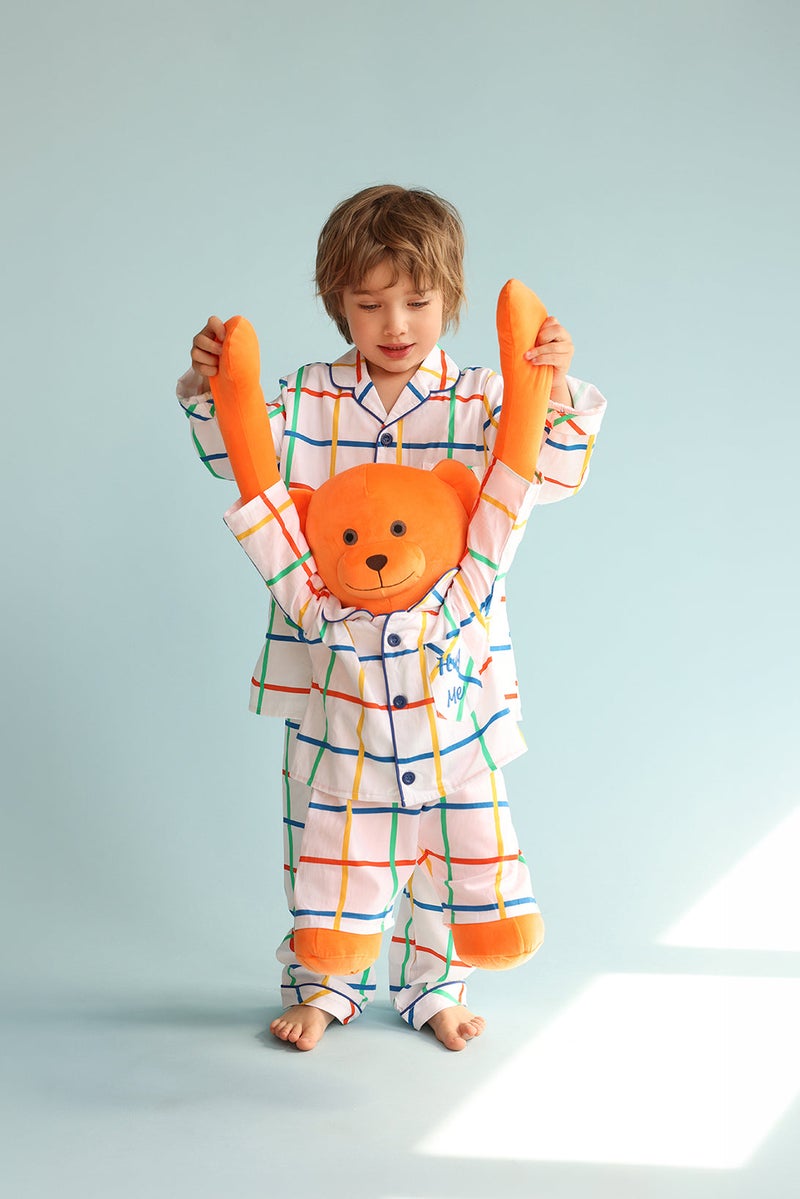 Luna Mia 'Max' Hug Me Pyjama Set With Matching Mega Size Teddy Bear - Image 4