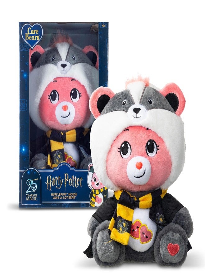 Care Bears Harry Potter x Care Bears - Hufflepuff House Love-a-Lot Bear 12" Plush - Image 1