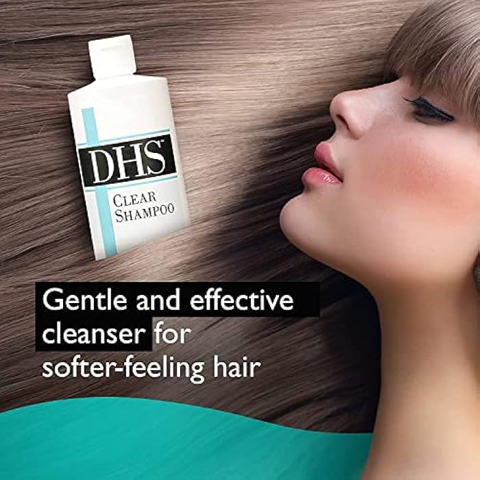 DHS Clear Hair Shampoo for Daily Cleaning of Hair and Scalp, Fragrance Free - 16 Oz (Pack of 6) - Image 5
