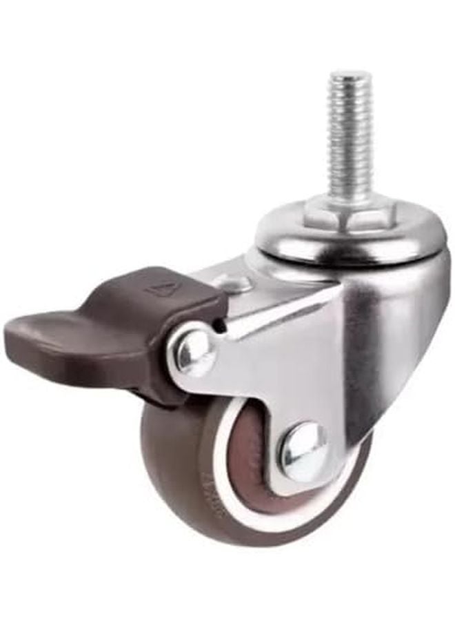 4Pcs Heavy Duty Furniture Casters 1 Inch Universal 360 Swivel Wheels Wear Resistant Mute Color E - Image 1