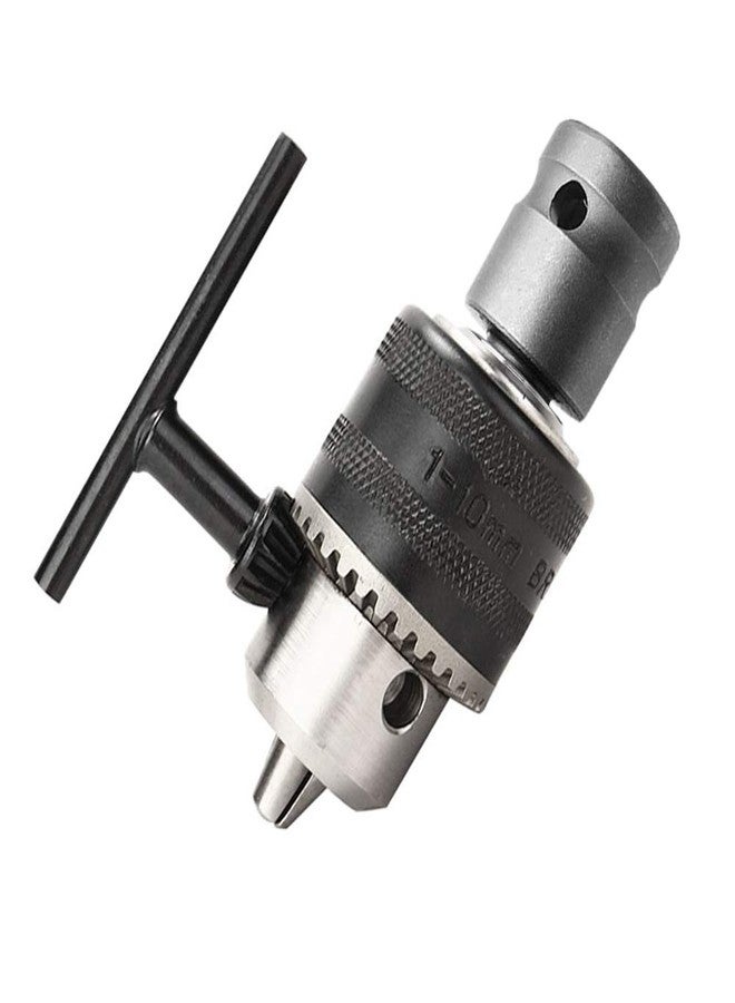 ياكاموز ظرف مثقاب رئيسي من ياكاموز، سعة ١.٥-١٠ مم، ١/١٦ بوصة - ٣/٨ بوصة، لأداة تحويل مفتاح الربط الهوائي | محول أنثى مربع بمقبس ١/٢ بوصة - Image 2