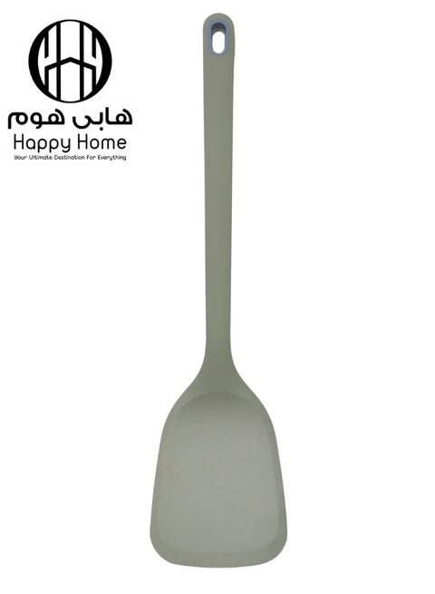 Non-Perforated Silicone Turning Spoon Non-Stick Kitchen Cooking Tools Heat Resistant Silicone Kitchen Utensils 34cm