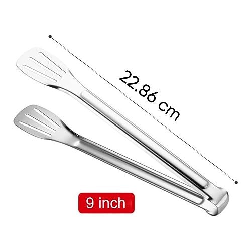 PUTHAK Serving Tongs Kitchen Tongs, Buffet Tongs, Stainless Steel Food Tong Serving Tong, Small Tongs - Image 3