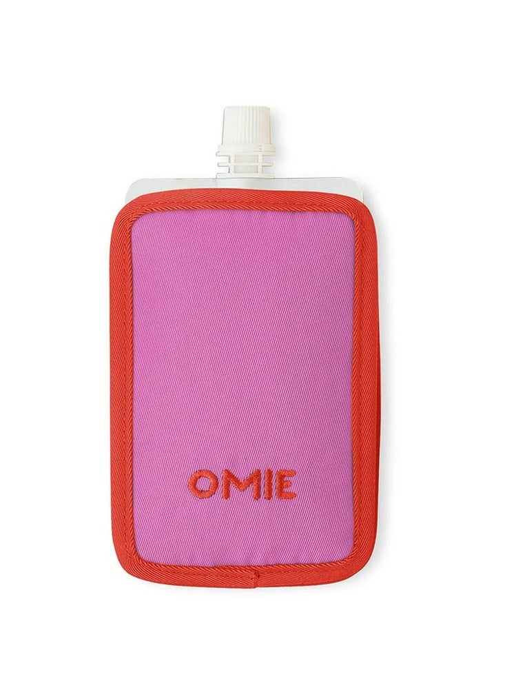 Omielife OmieChill Travel Food Pouch Cooler, Pink  - Image 1