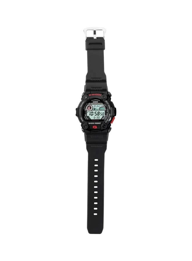كاسيو ساعة يد رقمية مقاومة للماء بسوار من الراتينج طراز G 7900 1DR - 52 مم - لون أسود أولاد - Image 5