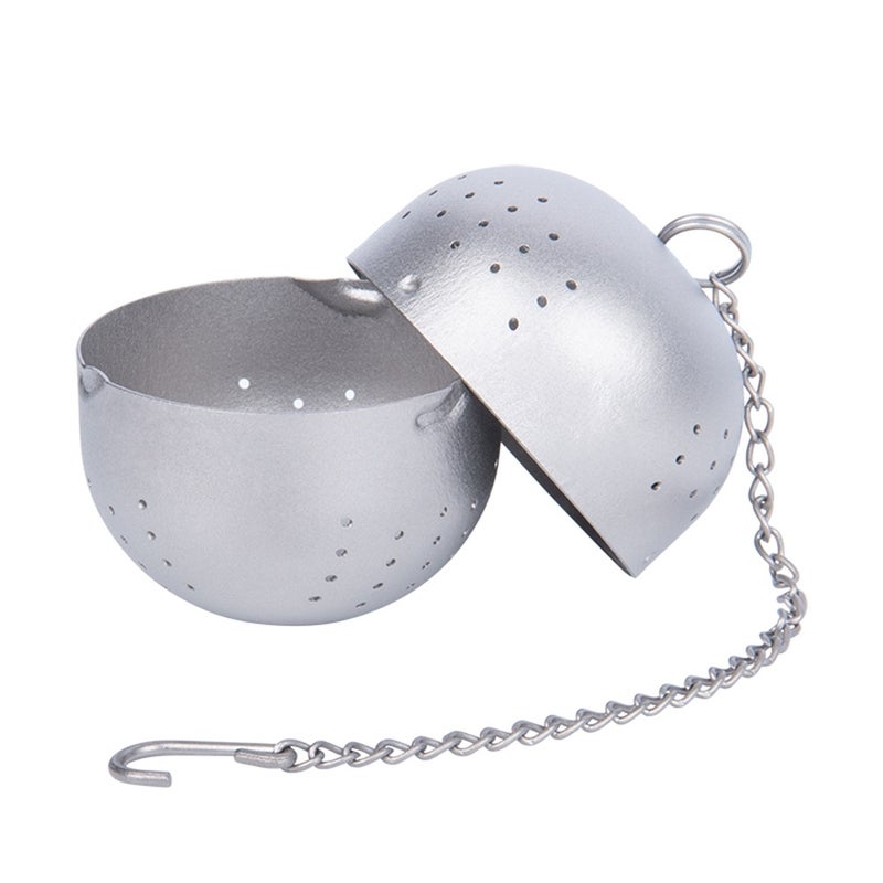 Pure Titanium Tea Strainer Outdoor Camping Ultra-light Portable Tea Ball Tea Leak Strainer - Image 5